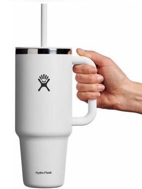 Hydro Flask White 40 oz – Straw Lid/handle NWT